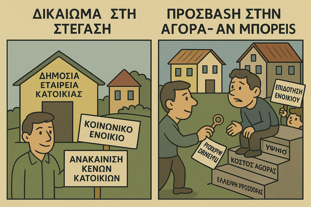 Συγκριτική Ανάλυση Στεγαστικών Προτάσεων ΠΑ.ΣΟ.Κ.–ΚΙΝΑΛ και ΝΔ (2023–2025)