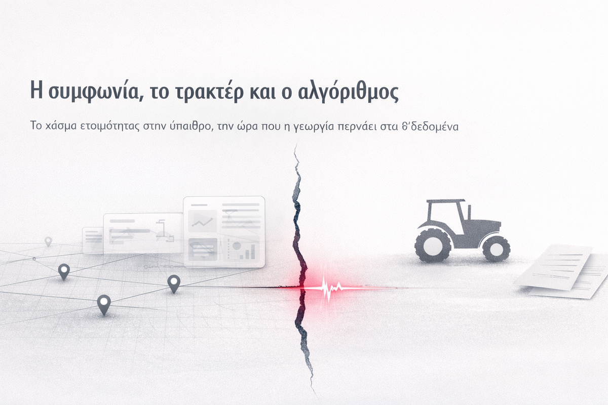 Η συμφωνία, το τρακτέρ και ο αλγόριθμος